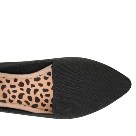 Journee Collection Womens Pointed Toe Slip on Ballet Flats - Picture 3 of 4